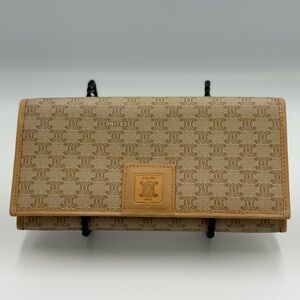 Celine Macadam Long Bifold Wallet